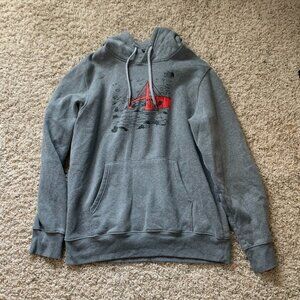 Mens The North Face Landmark San Francisco  TNF Medium Grey Heather Hoodie M